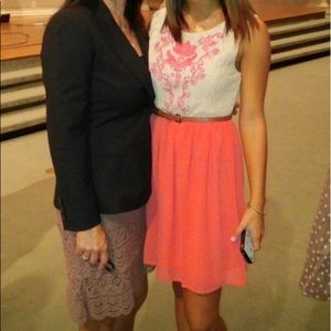 Boutique coral dress